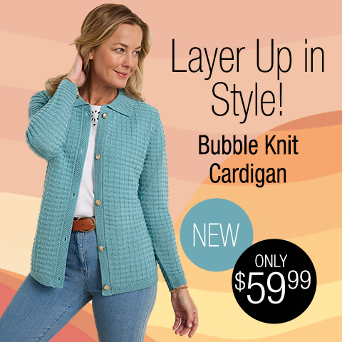 Bubble Knit Cardigan