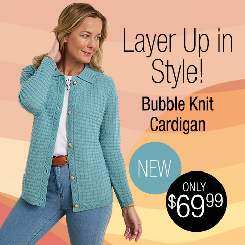 Bubble Knit Cardigan