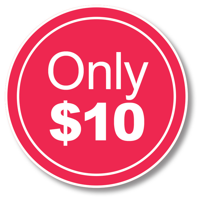 Only $10
