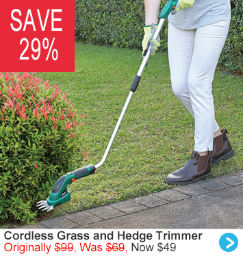 Cordless Grass and Hedge Trimmer