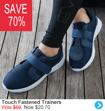 Touch Fastened Trainers