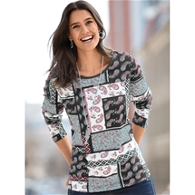 Paisley Geo Top