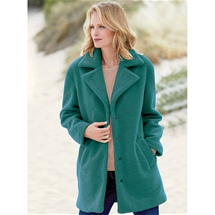 Long Sherpa Fleece Coat