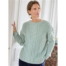 Thermal Ornate Cable Knit
