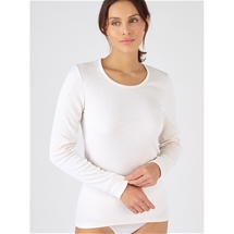 Brushed Thin Rib Long Sleeve