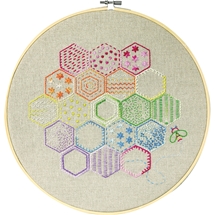 Honeycomb Stitch Sampler