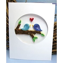 Love Bird Quilled Card Kit