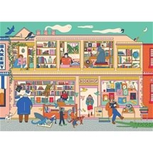 At The Bookshop 1000 pc Jigsaw Puzzle