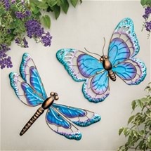 Butterfly and Dragonfly Wall Art