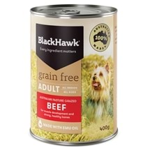 Black Hawk Dog Adult Grain Free Beef Canned
