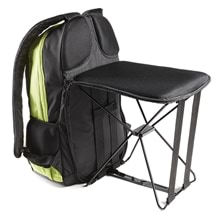 Backpack with Folding Stool