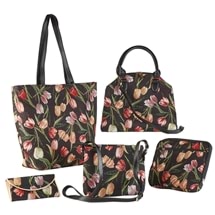 Tulip Design Tapestry Bags