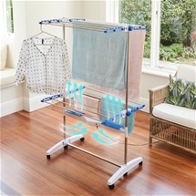 Faster-Drying Clothes Rack