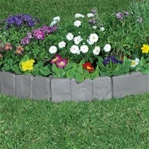 Cobble Stone Effect Garden Edging (Set of 10)