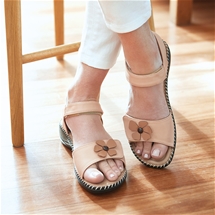 Cushioned Touch Fastener Sandals