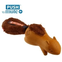 Forestails Squirrel Push to Mute with Plush Tail