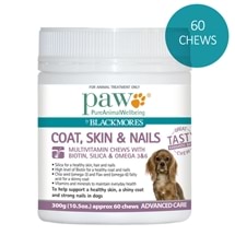 Paw by Blackmores Coat, Skin & Nail Multivitamin Chews