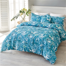 Printed pinsonic quilt cover set