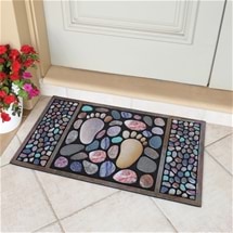 Colourful Footprint Doormat