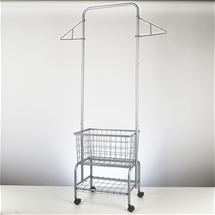 Laundry Butler Rack with basket