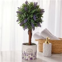 Faux Lavender Tree