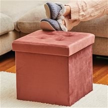 Multi Use Foldable Storage Footstool