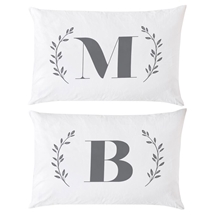 Monogrammed Pillowcase Set