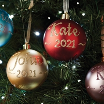 Personalised Classic Plain Baubles