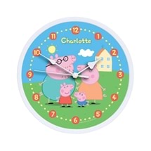Personalised Peppa Pig Clock