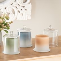 Scented Jar Candle with Cloche