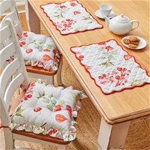 Country-Style Chair Pads and Placemats