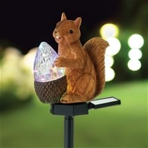 Solar Squirrel with Nut