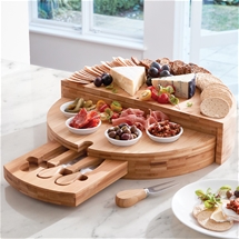 Swivel Bamboo Cheese Board