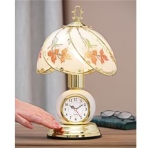 Touch Lamp with Clock
