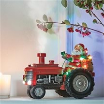 Santa and His Tractor