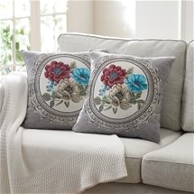 Velvet and Tapestry Look Cushions