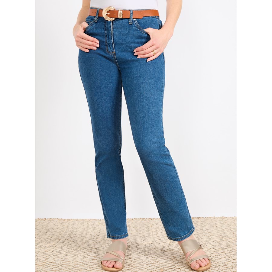 Fit and Flatter Denim Jeans - Short Length - Innovations