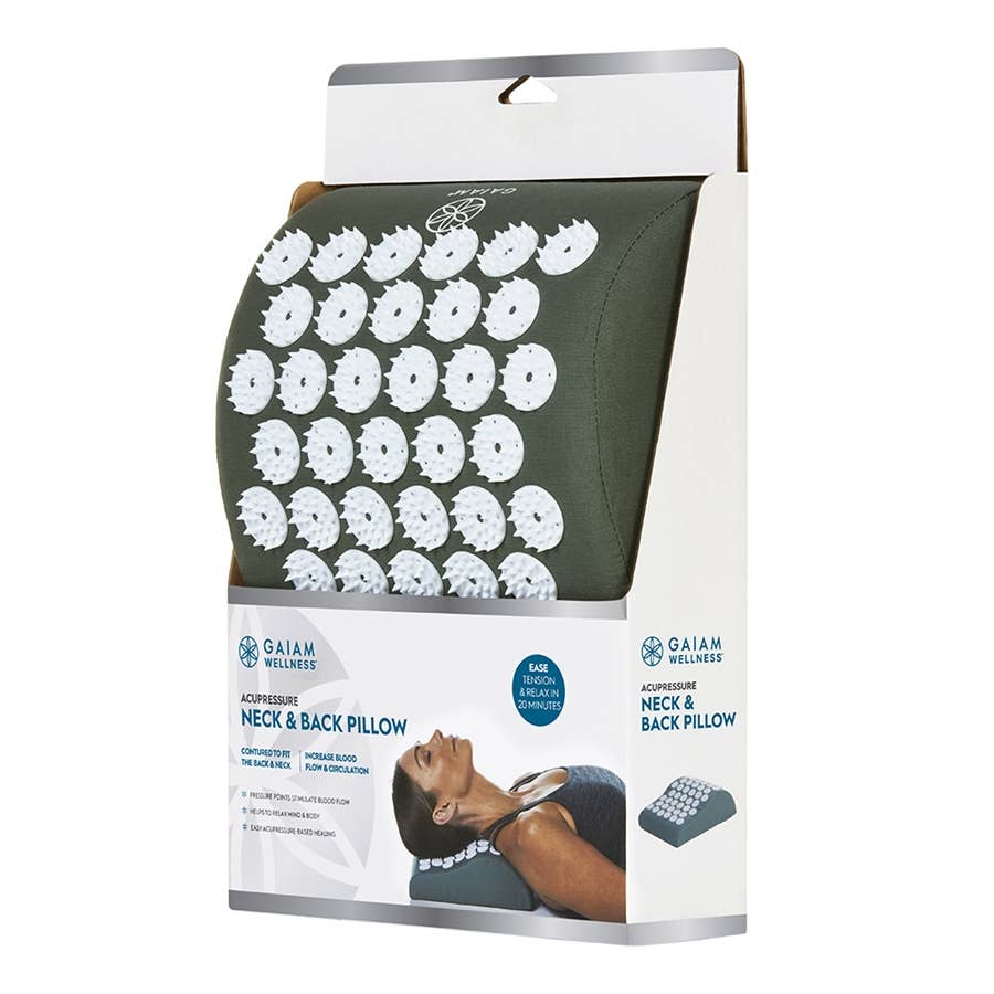 Gaiam Wellness Acupressure Neck & Back Pillow Innovations