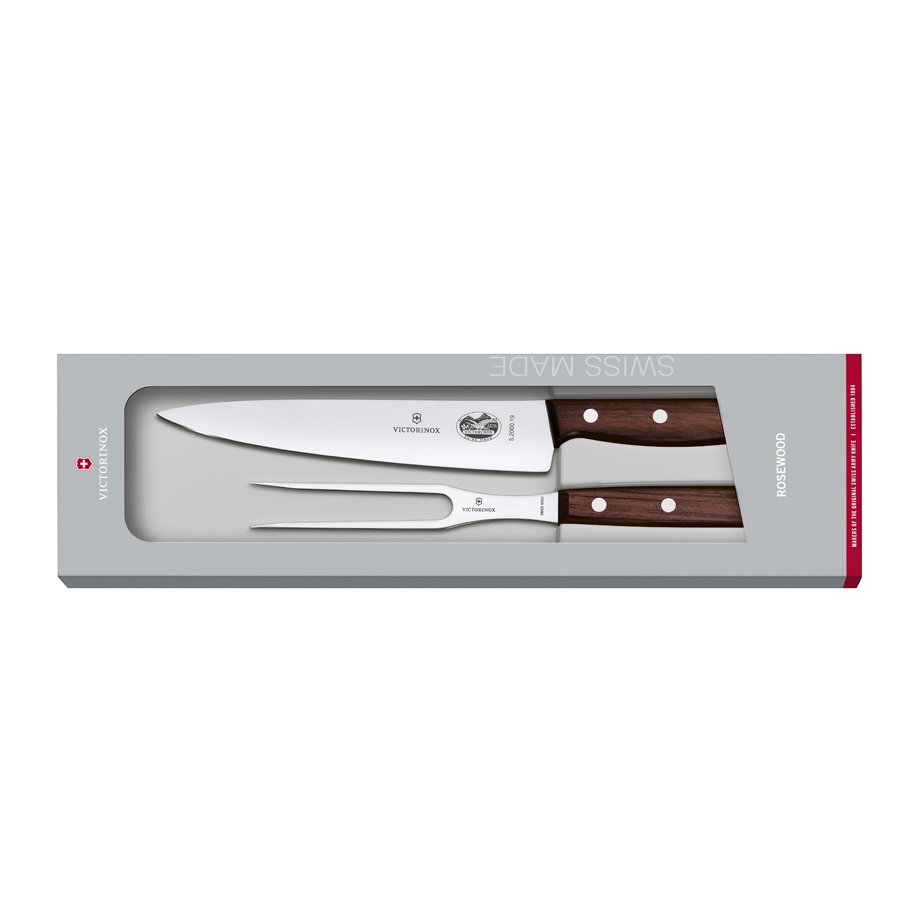 Victorinox Carving Knife Set 2Pc Rosewood Innovations