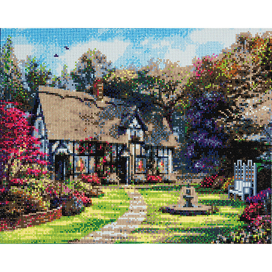 Country Cottage Crystal Art