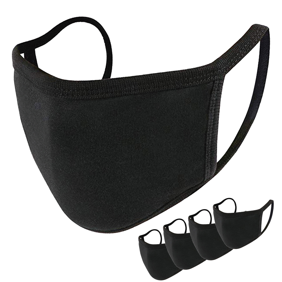 Black Cloth Fashion Masks Set of 5 Innovations
