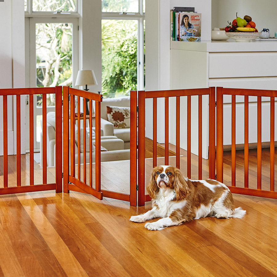 FreeStanding Pet Gate with Door Innovations