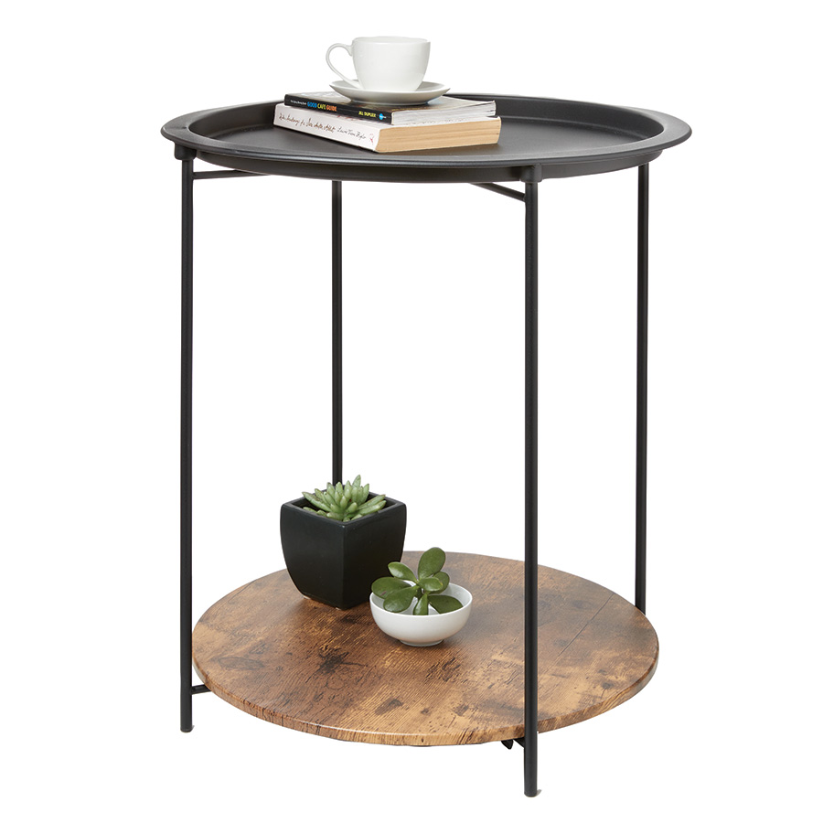 Round Metal Tray Top Table Innovations round-metal-tray-top-table-innovations