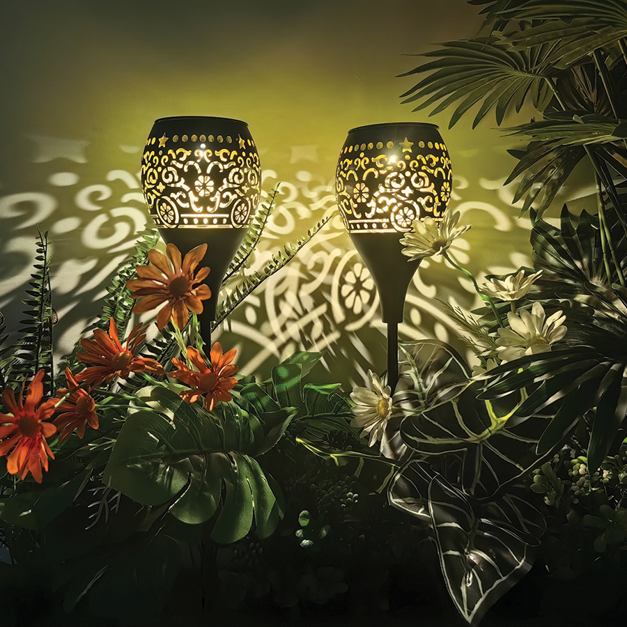 Solar Rice Stake Light Solar Stake Light Set of 2 - Innovations