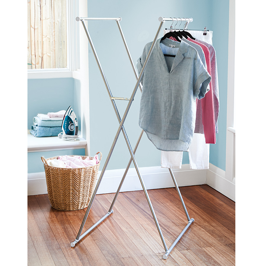 XShaped Folding Clothes Rack Innovations