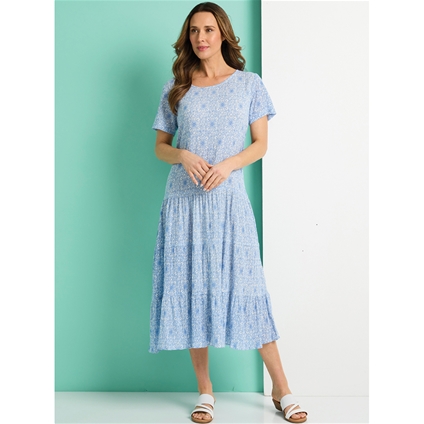 Crinkle Cotton Dress - Innovations