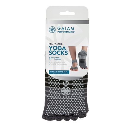 Gaiam Performance Mary Jane Yoga Socks - Innovations