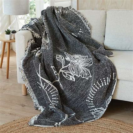Chenille Jacquard Throw - Innovations
